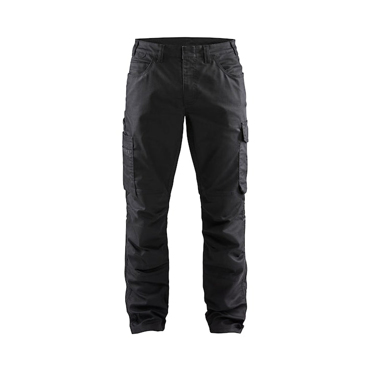 Blåkläder Service werkbroek denim stretch 14391141 Zwart/Zwart Zwart/Zwart