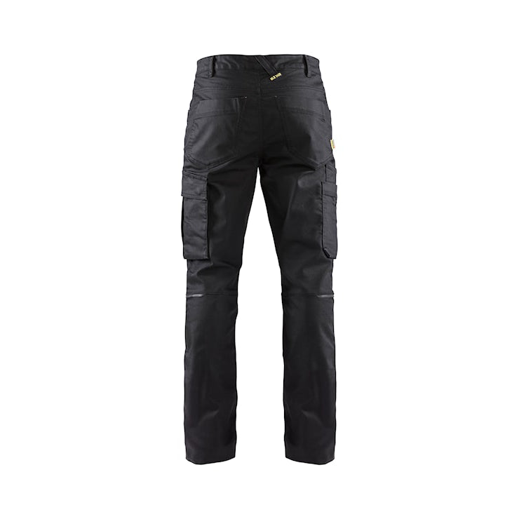 Blåkläder Service werkbroek denim stretch 14391141 Zwart/Zwart Zwart/Zwart