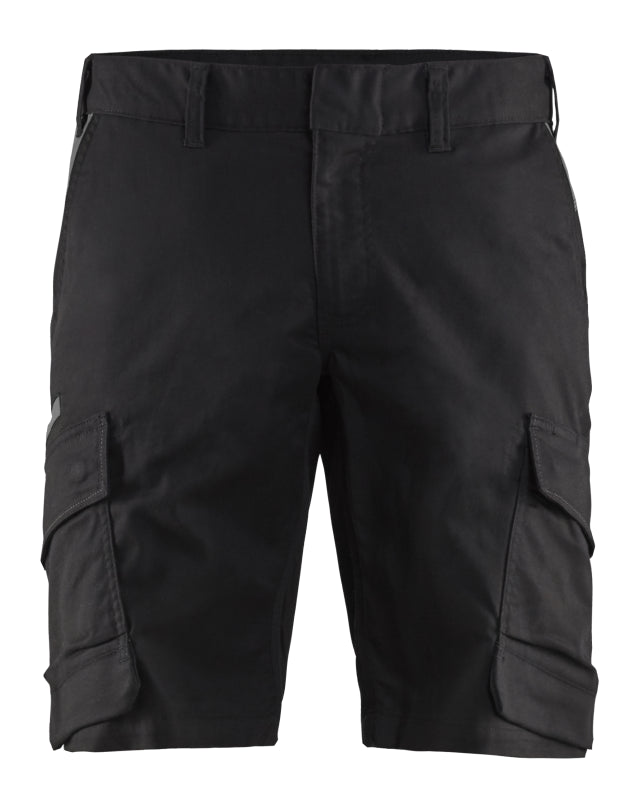 Blåkläder Industrie short met stretch 14461832 Zwart/Donkergrijs Zwart/Donkergrijs