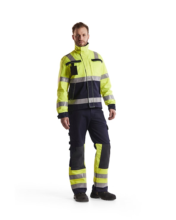 Blåkläder Multinorm werkbroek 14781514 Marine/High-Vis Geel Marine/High-Vis Geel