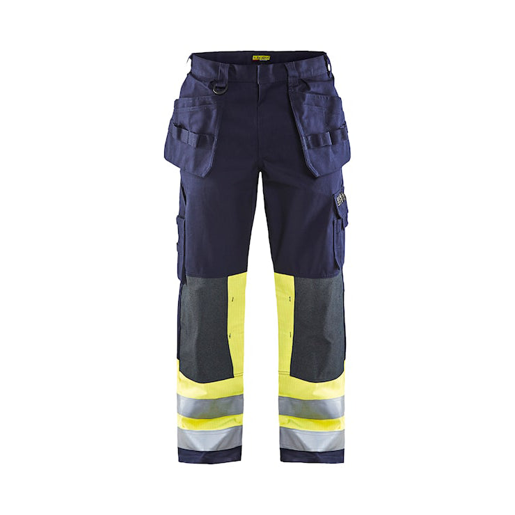 Blåkläder Multinorm werkbroek 14791514 Marine/High-Vis Geel Marine/High-Vis Geel