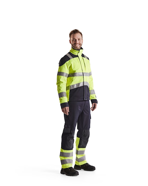 Blåkläder Multinorm werkbroek Inherent 14881512 Marine/High-Vis Geel Marine/High-Vis Geel