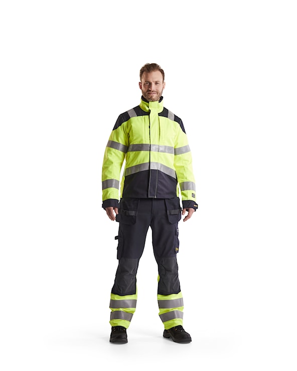 Blåkläder Multinorm werkbroek Inherent 14891512 Marine/High-Vis Geel Marine/High Vis Geel