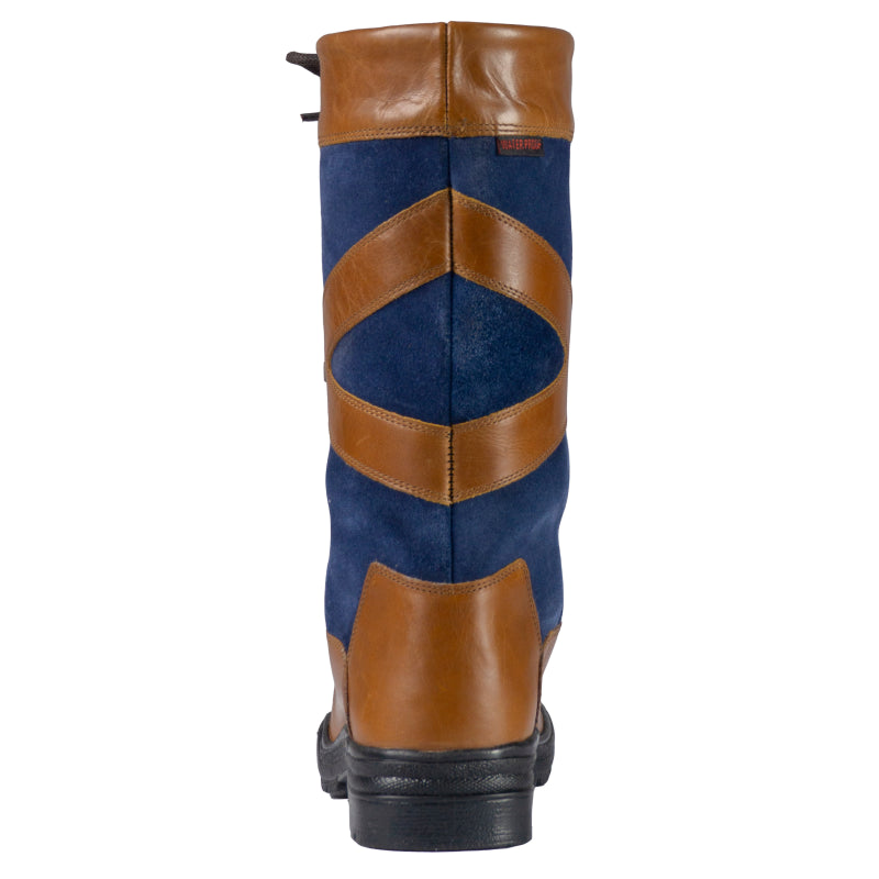 Horka Leren Laars Greenwich Gevoerd 146270 Cognac/Blauw (WEEKAANBIEDING!) Cognac/Blauw 0651