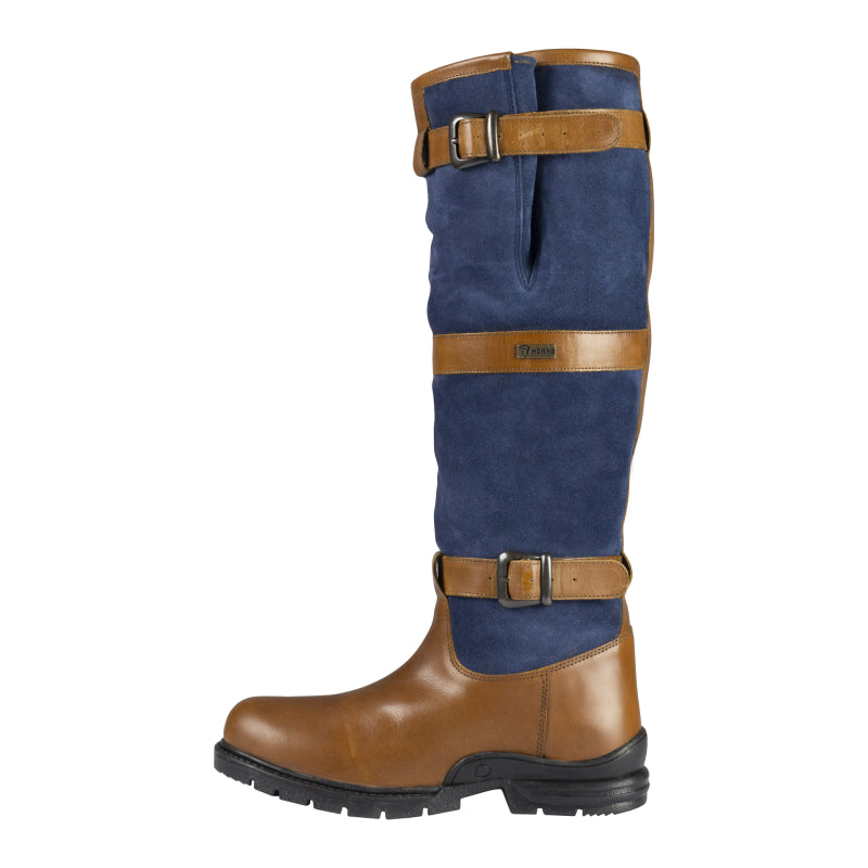 Horka Laars Outdoor Highlander Gevoerd 146295 Cognac/Blauw 0651 Cognac/Blauw 0651