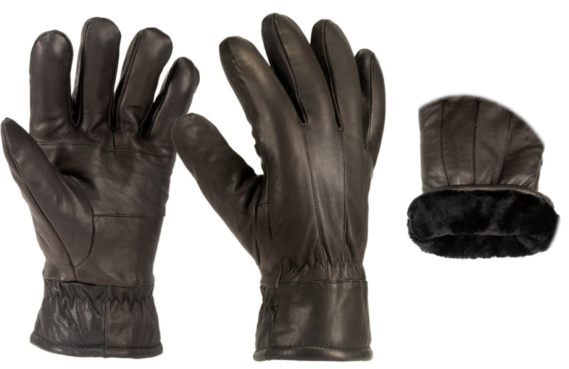 Mutka Leren Luxe Heren Handschoenen Seppo 1199M Los per paar te bestellen Zwart