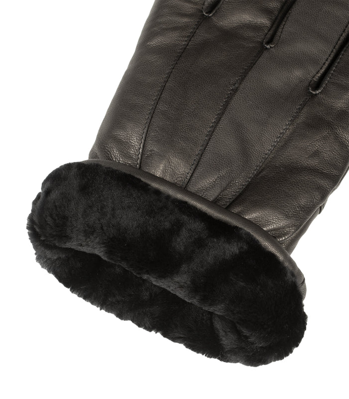 Mutka Leren Luxe Heren Handschoenen Seppo 1199M Los per paar te bestellen Zwart
