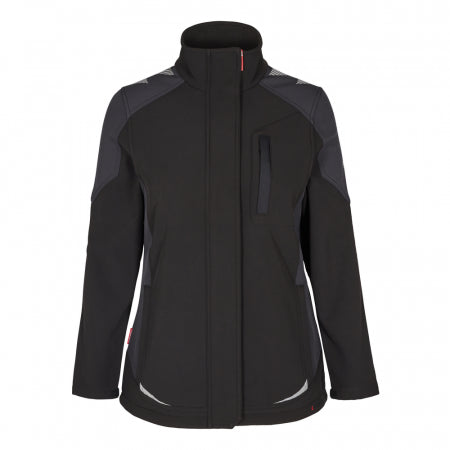 Engel 8815-229 Dames Softshell jack Zwart/Antraciet 2079