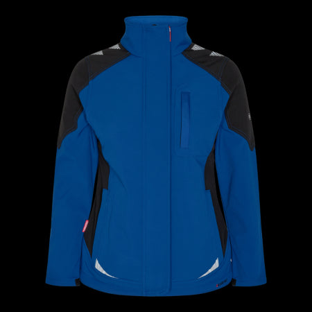 Engel 8815-229 Dames Softshell jack Blauw/Zwart 73720 