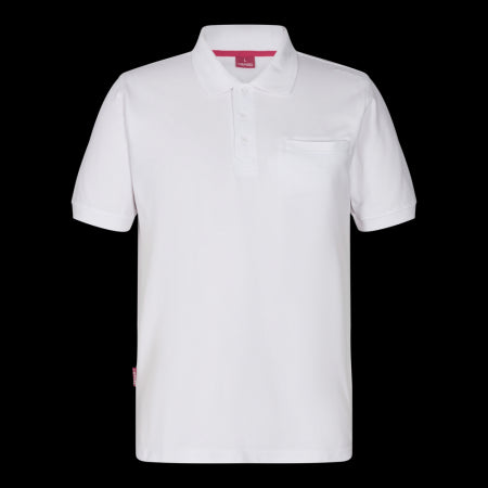 Engel Standard Poloshirt Met Borstzak 9055-178 Wit 3