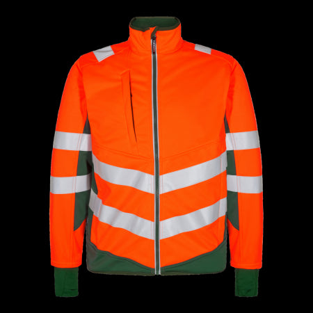 Engel Safety Softshelljack 1158-237 Oranje/Groen 101