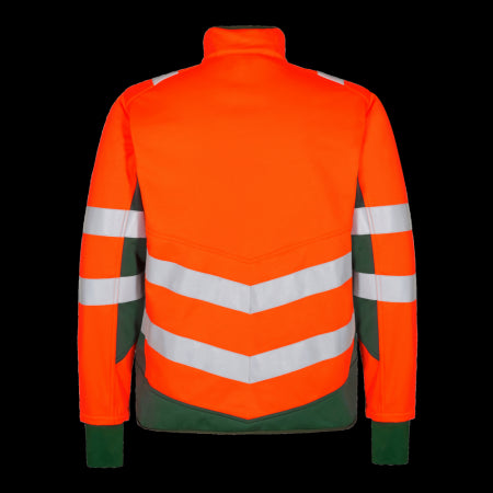 Engel Safety Softshelljack 1158-237 Oranje/Groen 101