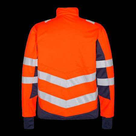 Engel Safety Softshelljack 1158-237 Oranje/Inktblauw 10165