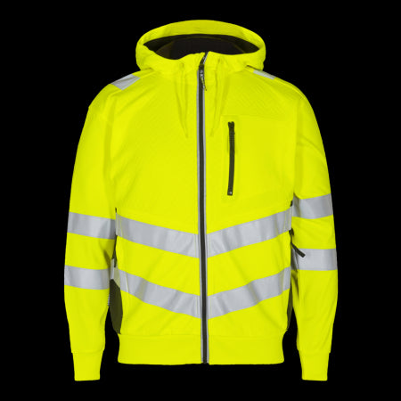 Engel Safety Sweatcardigan 8025-241 Geel/Zwart 3820