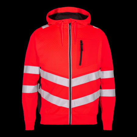 Engel Safety Sweatcardigan 8025-241 Rood/Zwart 4720