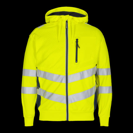 Engel Safety Sweatcardigan 8025-241 Geel/Inktblauw 38165