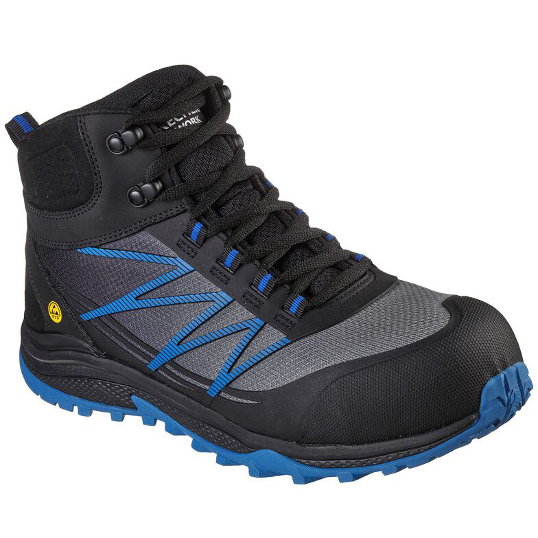 Skechers Puxal Firmle S1P 28801 Zwart/Blauw