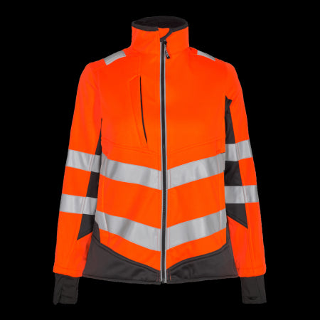 Engel Safety Dames Softshelljack 1156-237 Oranje/Antraciet 1079