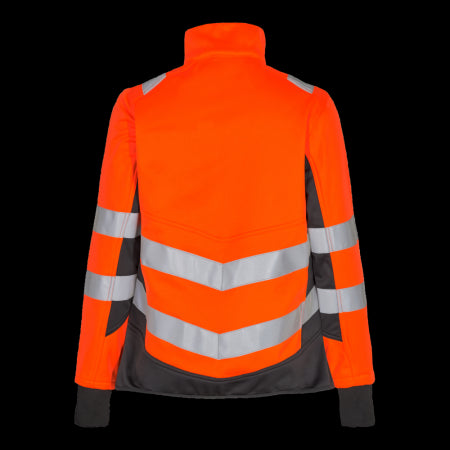 Engel Safety Dames Softshelljack 1156-237 Oranje/Antraciet 1079