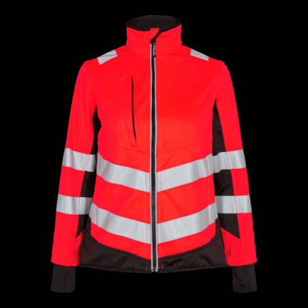 Engel Safety Dames Softshelljack 1156-237 Rood/Zwart 4720