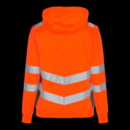 Engel Safety Dames Sweatcardigan 8027-241 Oranje/Antraciet 1079