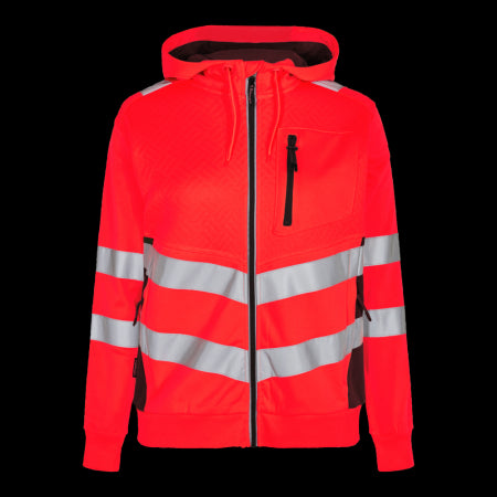 Engel Safety Dames Sweatcardigan 8027-241 Rood/Zwart 4720