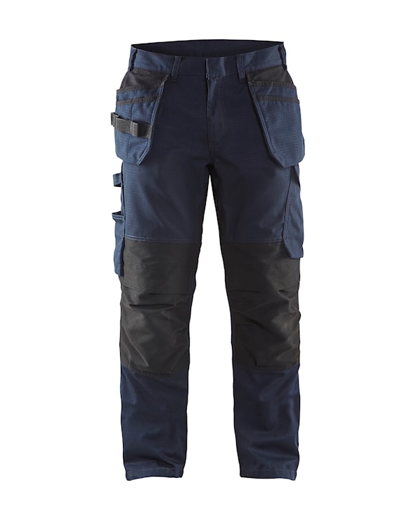 Blåkläder Service werkbroek met stretch en spijkerzakken 14961330 Donker marineblauw/Zwart Donker marineblauw/Zwart