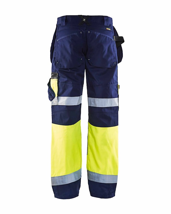 Blåkläder Werkbroek High-Vis X1500 15081860 Marine/High-Vis Geel Marine/High-Vis Geel