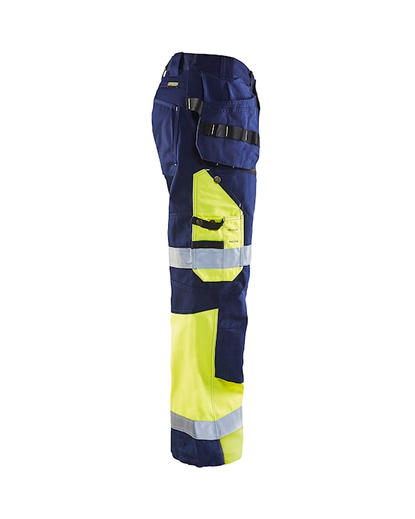 Blåkläder Werkbroek High-Vis X1500 15081860 Marine/High-Vis Geel Marine/High-Vis Geel