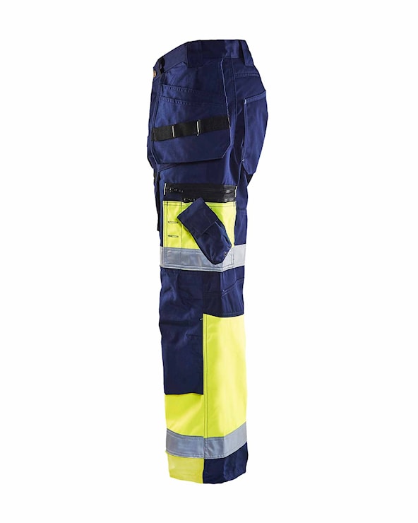 Blåkläder Werkbroek High-Vis X1500 15081860 Marine/High-Vis Geel Marine/High-Vis Geel