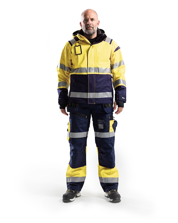 Blåkläder Werkbroek High-Vis X1500 15081860 Marine/High-Vis Geel Marine/High-Vis Geel