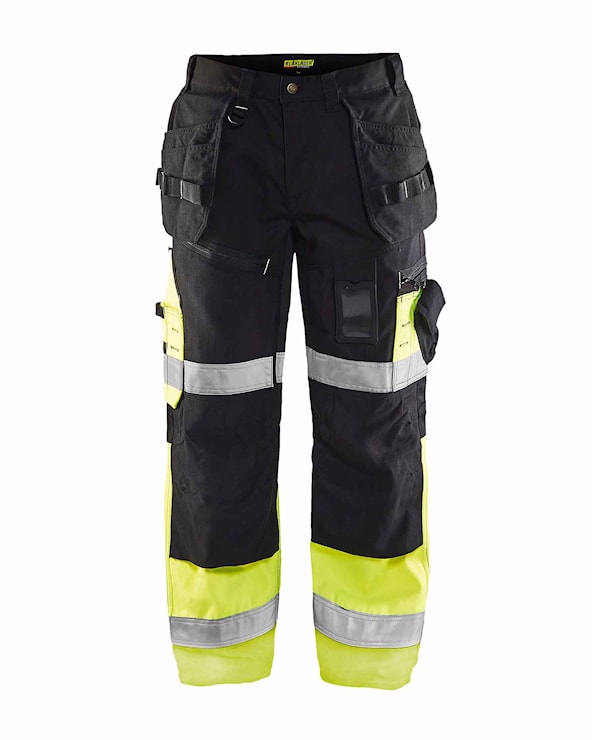 Blåkläder Werkbroek High-Vis X1500 15081860 Zwart/High-Vis Geel Zwart/High-Vis Geel