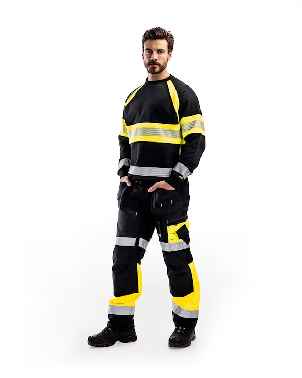 Blåkläder Werkbroek High-Vis X1500 15081860 Zwart/High-Vis Geel Zwart/High-Vis Geel