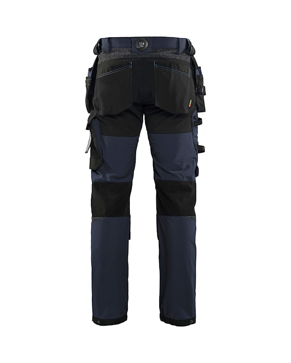 Blåkläder Werkbroek met 4-weg stretch 15221645 Donker marineblauw/Zwart Donker marineblauw/Zwart