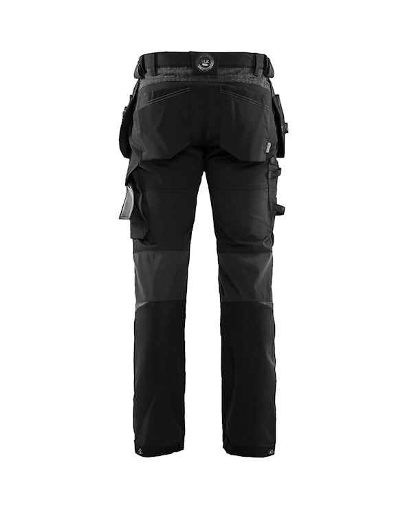 Blåkläder Werkbroek met 4-weg stretch 15221645 Zwart/Donkergrijs Zwart/Donkergrijs