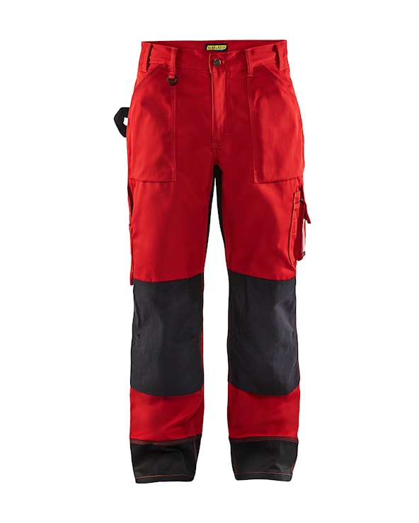 Blåkläder Werkbroek zonder spijkerzakken 15231860 Rood/Zwart Rood/Zwart