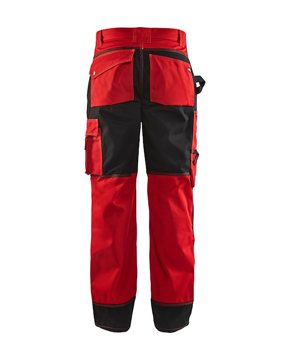 Blåkläder Werkbroek zonder spijkerzakken 15231860 Rood/Zwart Rood/Zwart