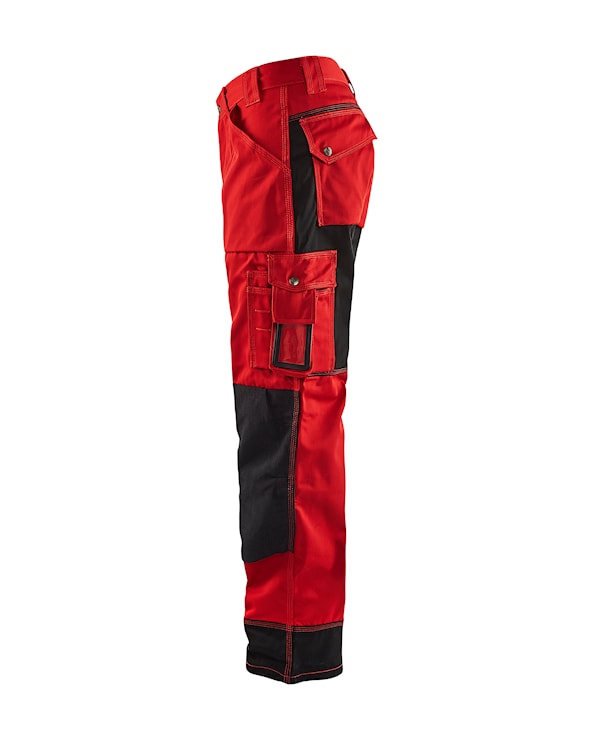 Blåkläder Werkbroek zonder spijkerzakken 15231860 Rood/Zwart Rood/Zwart