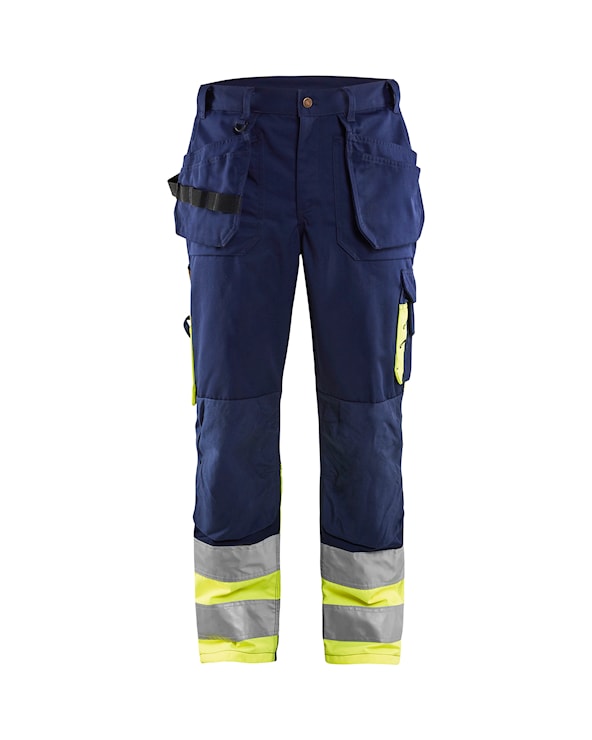 Blåkläder Werkbroek High-Vis 15291370 Marine/High-Vis Geel Marine/High-Vis Geel