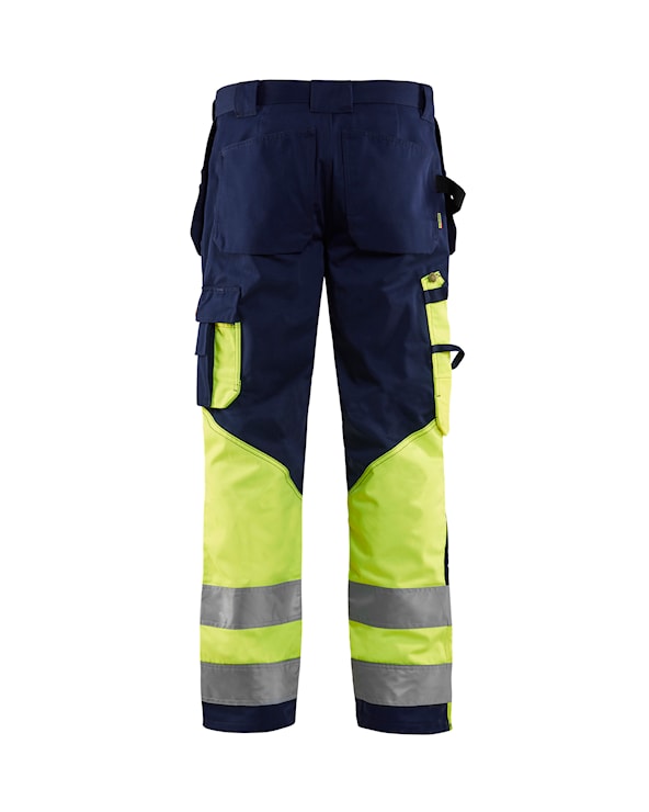 Blåkläder Werkbroek High-Vis 15291370 Marine/High-Vis Geel Marine/High-Vis Geel