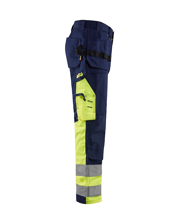 Blåkläder Werkbroek High-Vis 15291370 Marine/High-Vis Geel Marine/High-Vis Geel