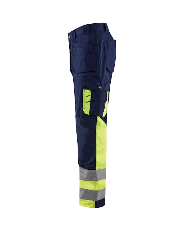 Blåkläder Werkbroek High-Vis 15291370 Marine/High-Vis Geel Marine/High-Vis Geel