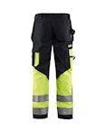 Blåkläder Werkbroek High-Vis 15291370 Zwart/High-Vis Geel Zwart/High-Vis Geel