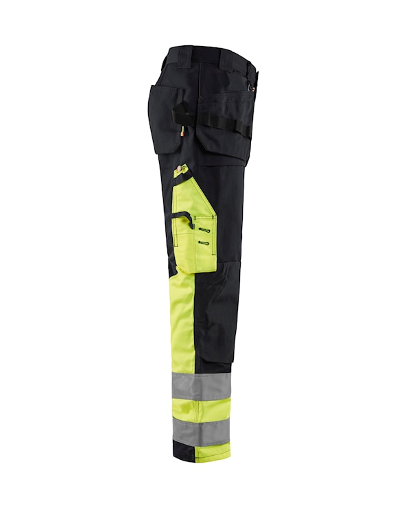 Blåkläder Werkbroek High-Vis 15291370 Zwart/High-Vis Geel Zwart/High-Vis Geel