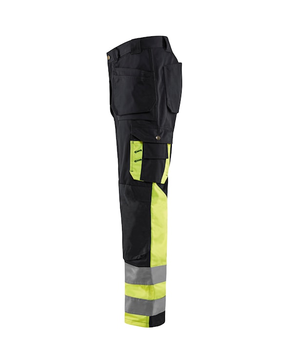 Blåkläder Werkbroek High-Vis 15291370 Zwart/High-Vis Geel Zwart/High-Vis Geel