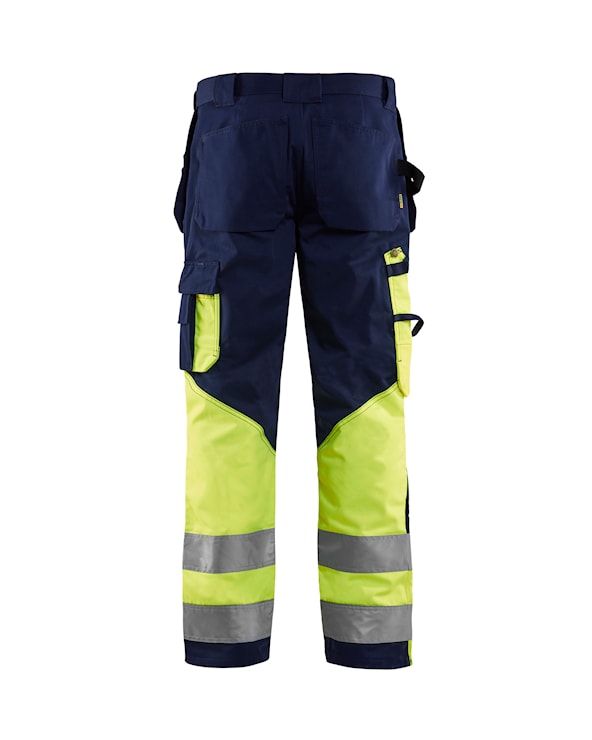 Blåkläder Werkbroek High-Vis 15291860 Marine/High-Vis Geel Marine/High-Vis Geel