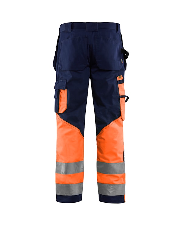 Blåkläder Werkbroek High-Vis 15291860 Marineblauw/Oranje Marineblauw/Oranje