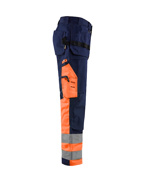 Blåkläder Werkbroek High-Vis 15291860 Marineblauw/Oranje Marineblauw/Oranje