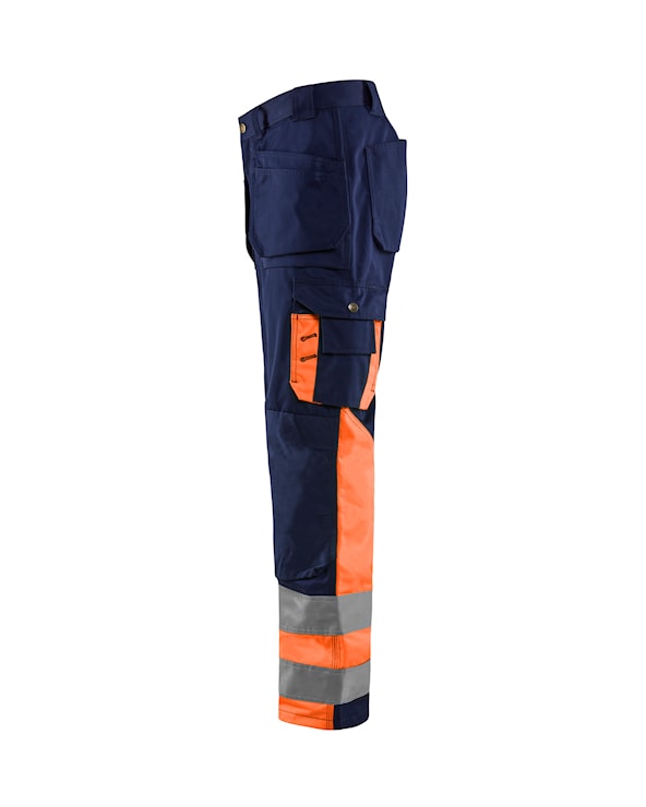 Blåkläder Werkbroek High-Vis 15291860 Marineblauw/Oranje Marineblauw/Oranje