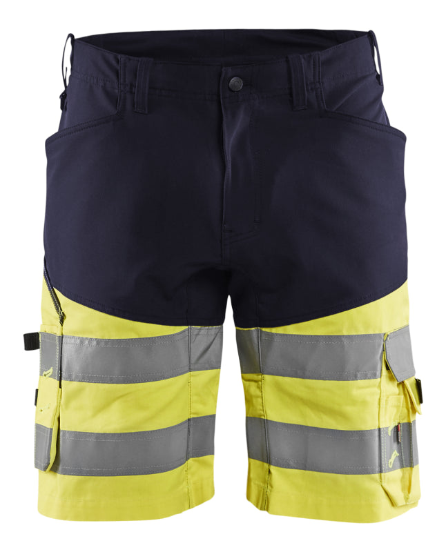 Blåkläder Short met stretch High-Vis 15411811 Marine/High-Vis Geel Marine/High Vis Geel